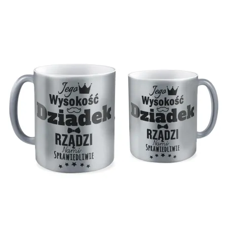 Kubek srebrny dla DZIADKA Rządzi nam sprawiedliwie